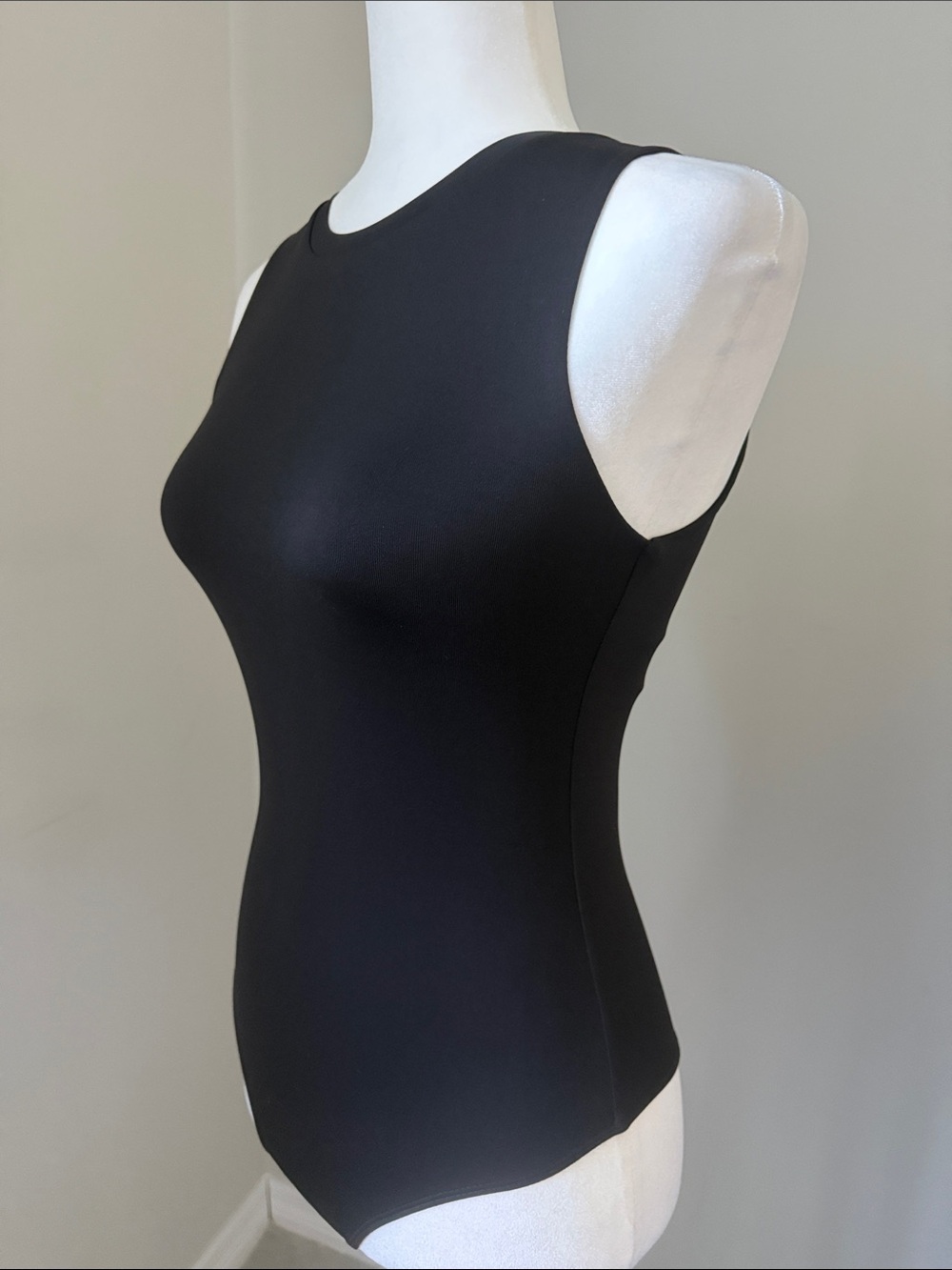 HOUSE OF HARLOW 1960 All Day Contour Black Sleeveless Bodysuit Size Small - Picture 3 of 12